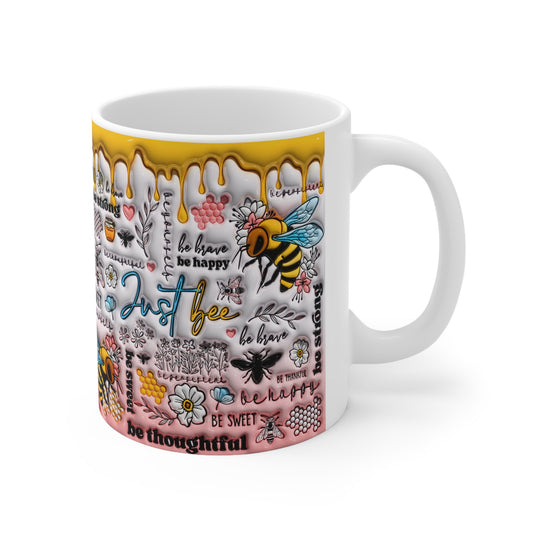 Be Happy Ceramic Mug 11oz